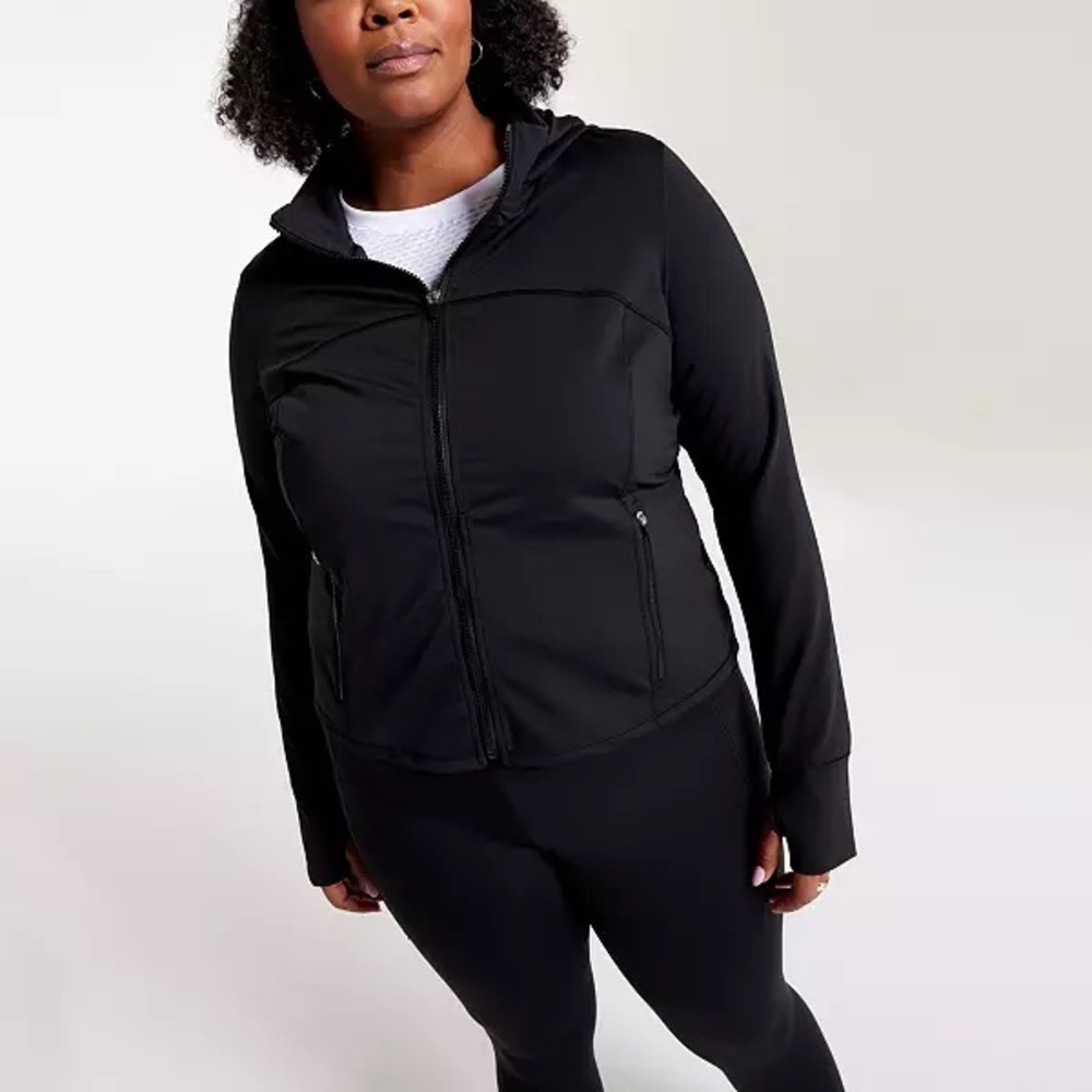NWT New Calia Women’s Powermove Jacket Small S Long Sleeve Top Hoodie Pullover